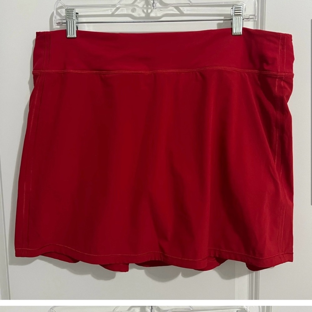 Lululemon Athletica Red Skirt